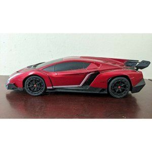 1/24 Toys Lamborghini Veneno Supercar Plastic MZ Model Co Red No Remote